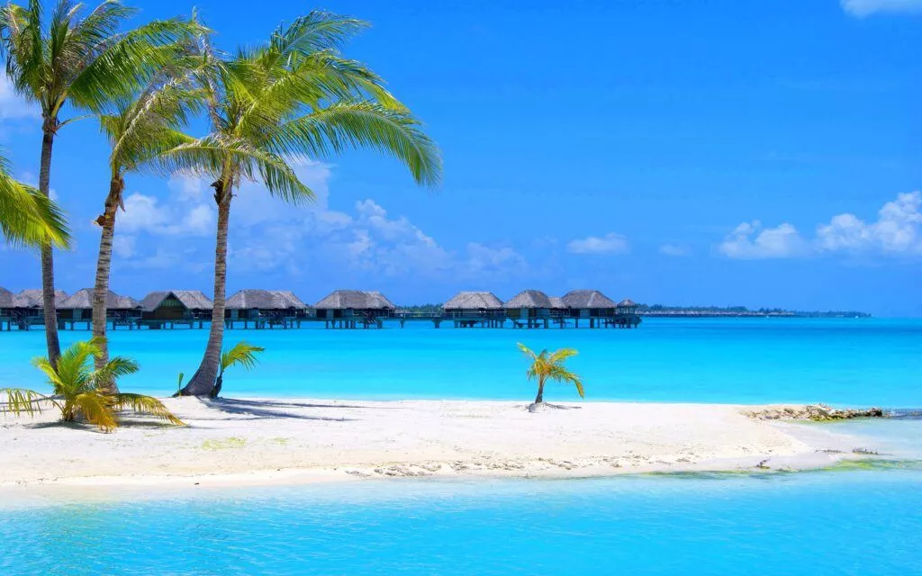 best coastal destinations,beach paradise Best Coastal Destinations - Picture of Bungalows over water!